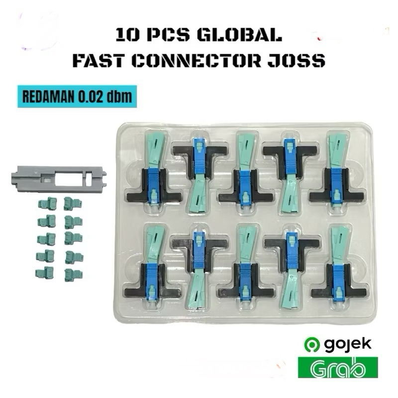 1 PACK ISI 10 PCS FAST CONNECTOR JOSS GLOBAL SC UPC