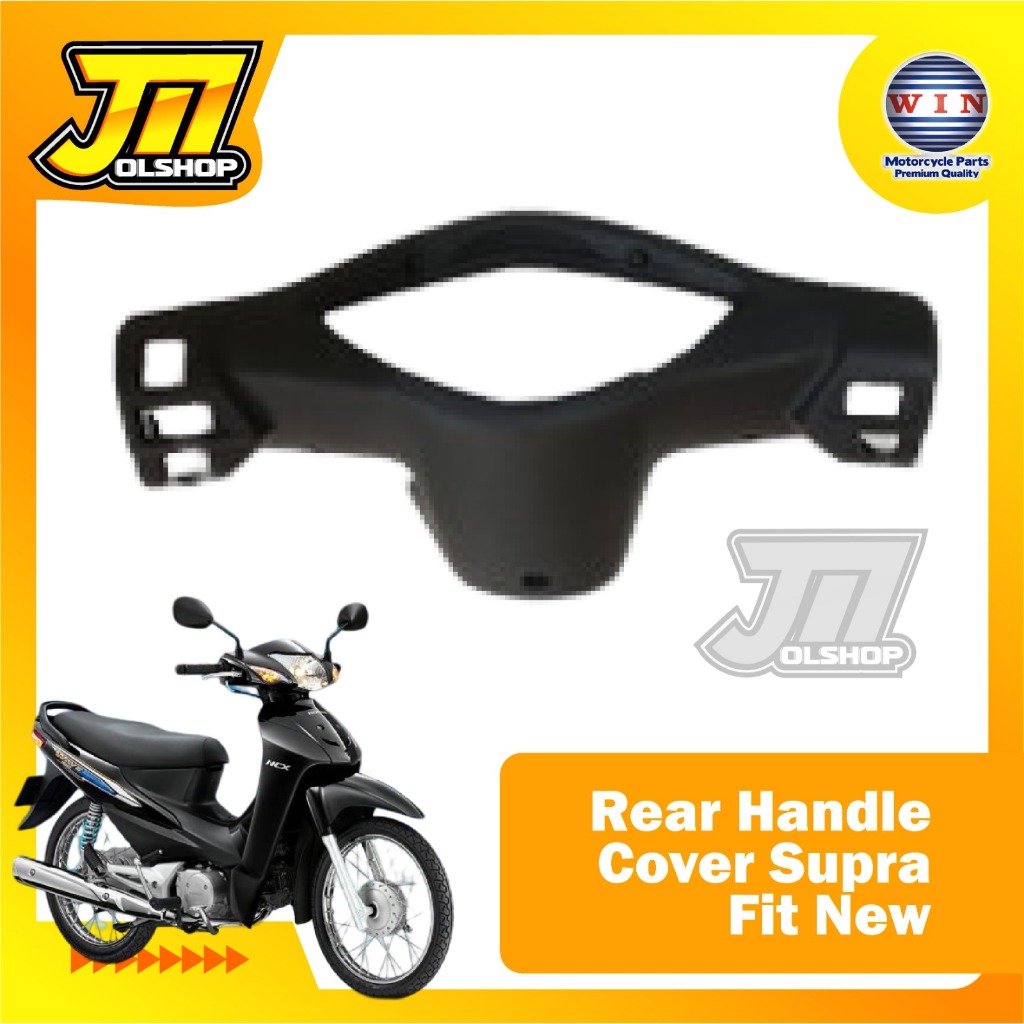 Batok Belakang Supra Fit New Hitam Rear handle cover Supra Fit New Merk WIN
