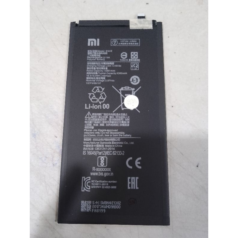 BATRE BATERAI XIAOMI BN4E MIPAD 5/ MIPAD 5 PRO