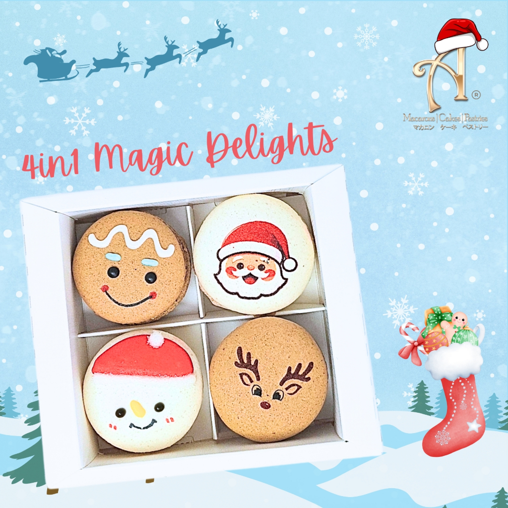 

Annabella Patisserie Ho ho ho! | Merry Christmas | 4pcs Magic Delights in gift box FREE HANGTAG