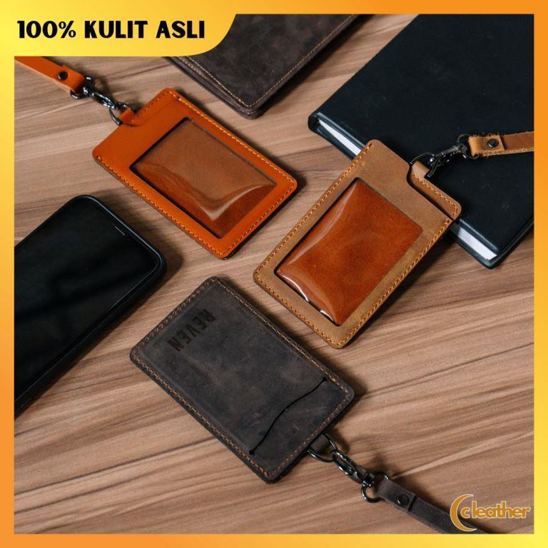 

Id Card Lanyard Kulit Asli Original Awet / Arca