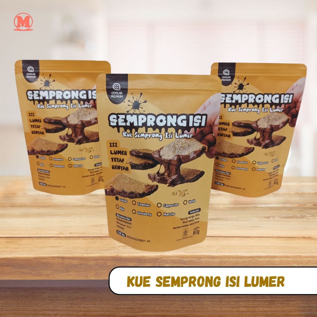 

Kue Semprong Isi Lumer-kemasan pouch