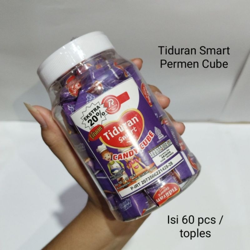 

PERMEN CANDY CUBE TIDURAN SMART ISI 60 PCS
