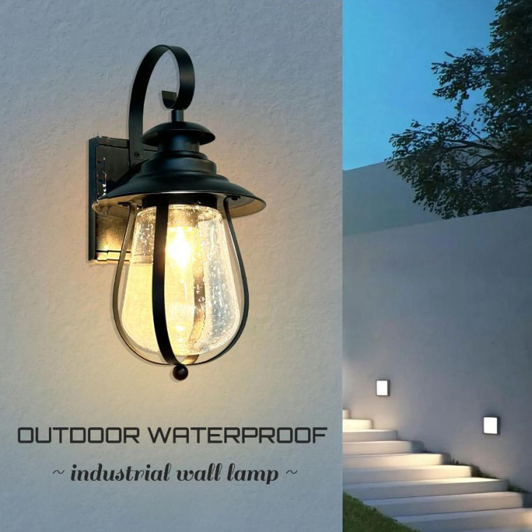 Lampu hias dinding taman anti air hujan OUTDOOR WATERPROOF garden modern minimalis elegan lighting l