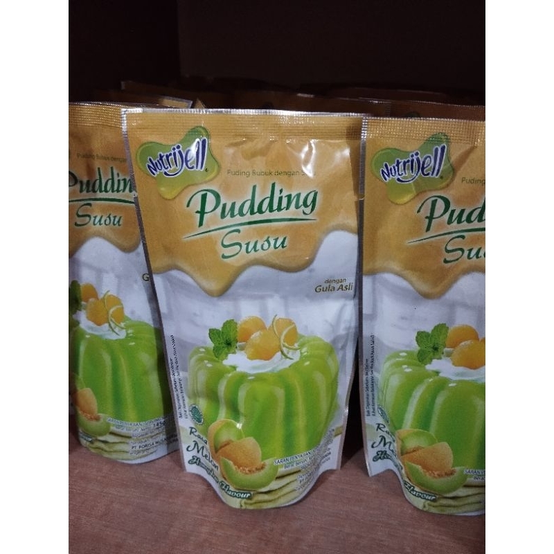 

Puding susu rasa melon by Nutrijell