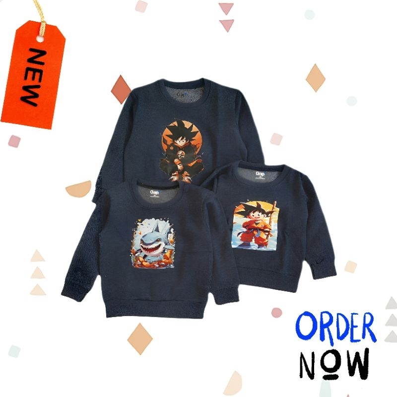 CrewNeck | Sweater Anak Laki-Laki GAP