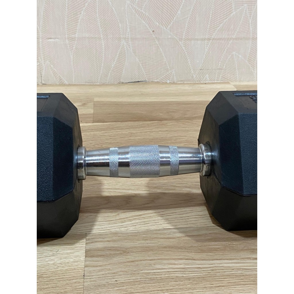 POTENCE HDX10 Dumbell Dumble barbel hexagonal 10kg kualitas bagus barbel hexagonal 10 kg karet pegan