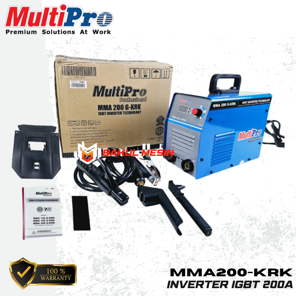 MULTIPRO MMA 200 Mesin las IGBT inverter MULTIPRO MMA200