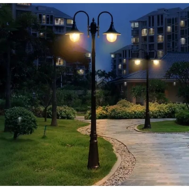 lampu taman lampu tiang tinggi 220cm