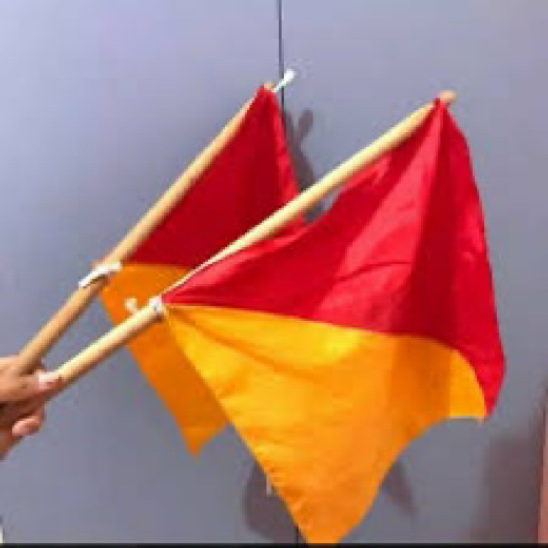

SET BENDERA PRAMUKA / SEMAPHORE. 1 set = 2 tongkat dan 2 bendera