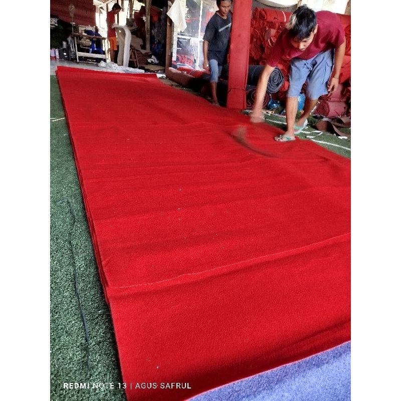 karpet bludru meteran polos