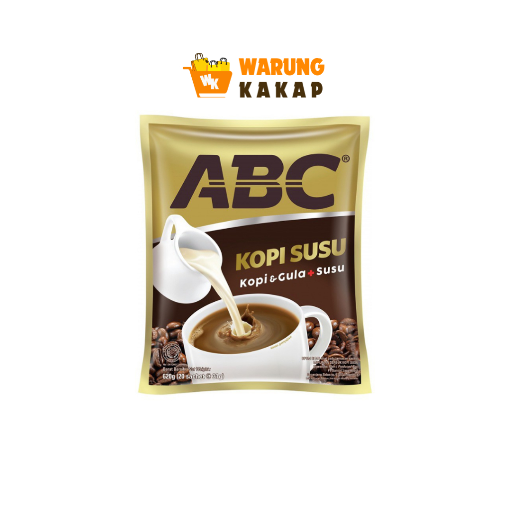 

Kopi Susu Abc Sachet 30 Gr / ABC SUSU / KOPI INSTAN BUBUK