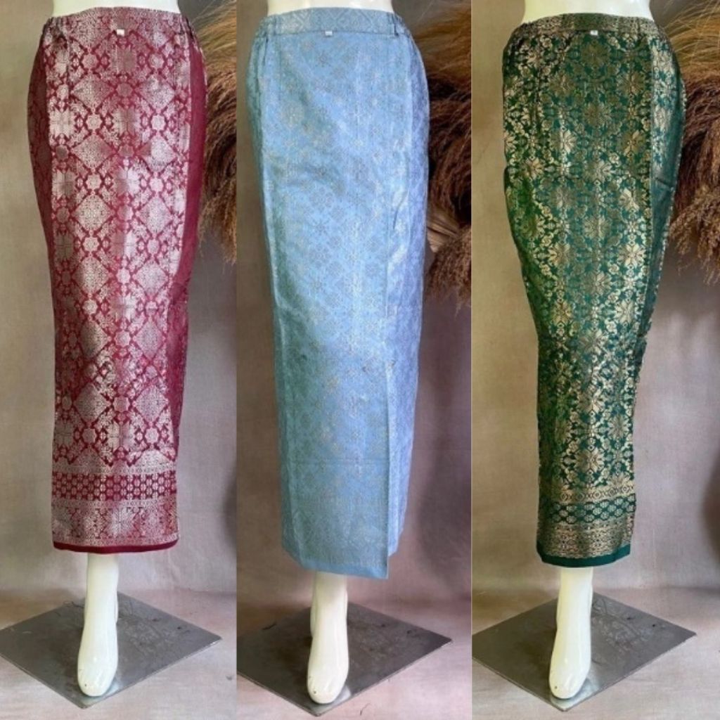 Rok Songket Harga Promo/Rok Span Songket  Instan/Rok Songket Instan Bawahan Kebaya