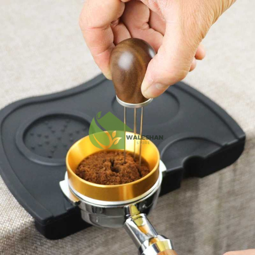 Alat Temper Jarum Distributor Tamping Bubuk Serbuk Kopi Portafilter Mesin Kopi Perlengkapan Barista 