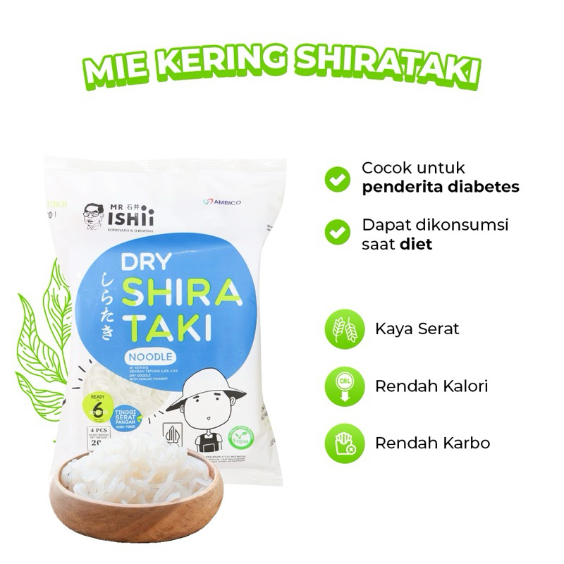 

MR ISHII Mie Dry Shirataki 200 Gram