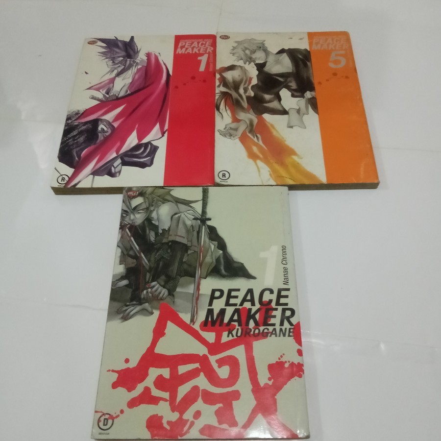 Komik Peace Maker & Komik Peace Maker Kurogane Set 3 Buku Harga Sepaket