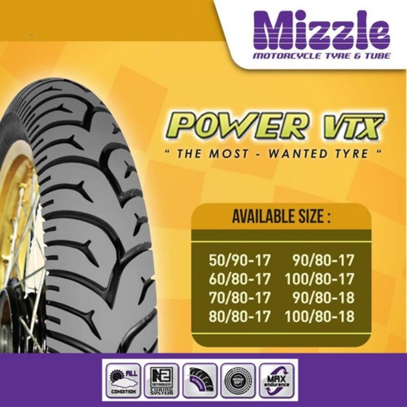 Ban Motor MIZZLE Power VTX (Tubetype) Ban Luar