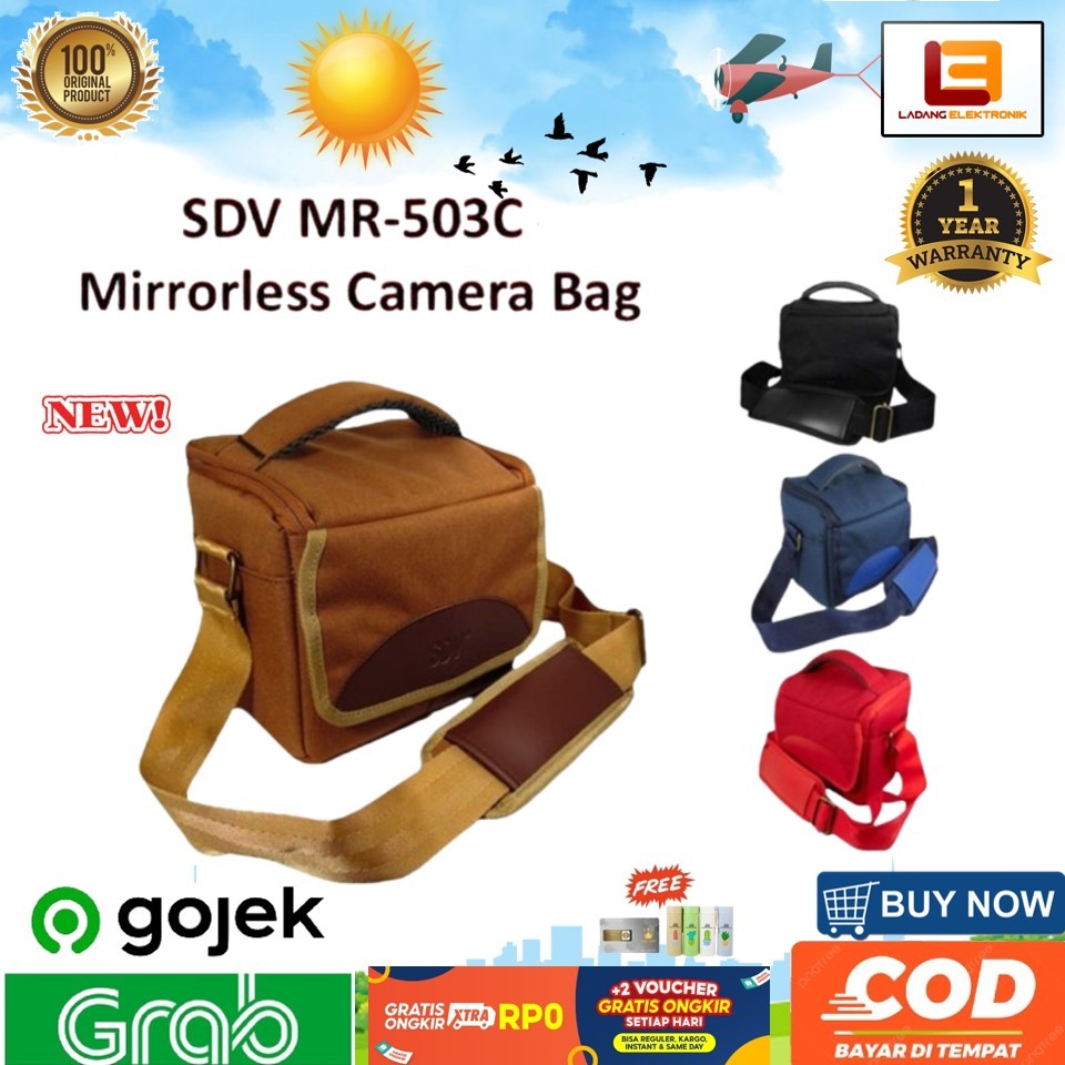 SDV MR 503C Tas Kamera Mirrorless - Pocket - Tas Selempang Kamera