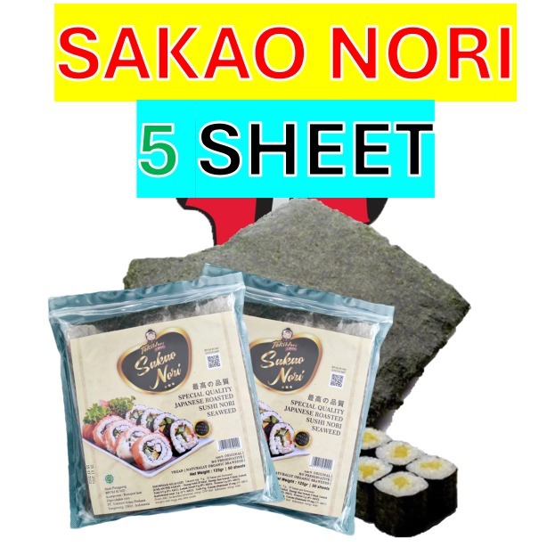 

sakao nori sushi 5 lembar