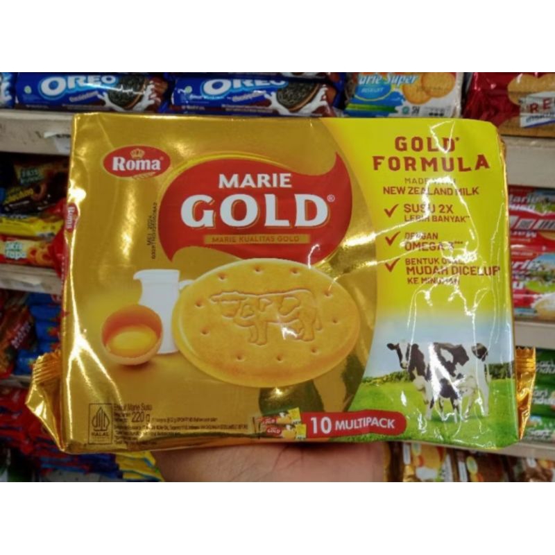 

ROMA Marie Gold Biscuit Double Milk 220 gr