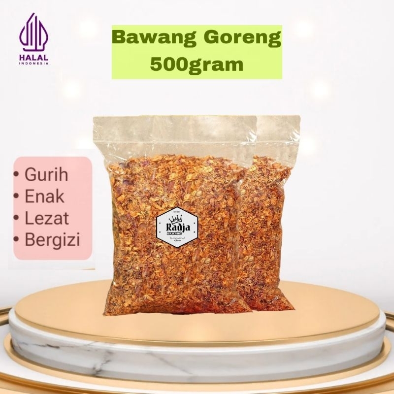 

Bawang Goreng Brebes Asli Original 100% - Super Premium 500gram