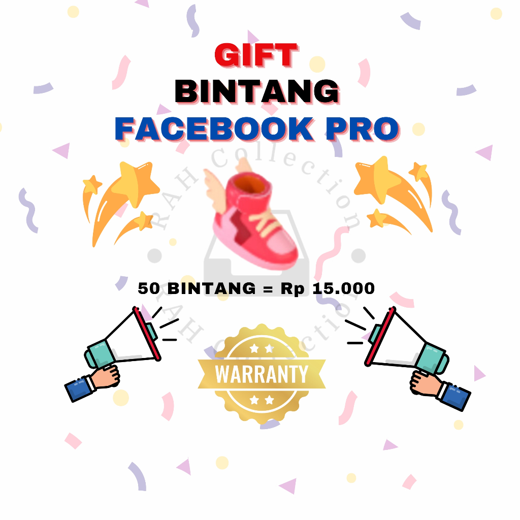 GIFT SEPATU TERBANG BINTANG FB PRO