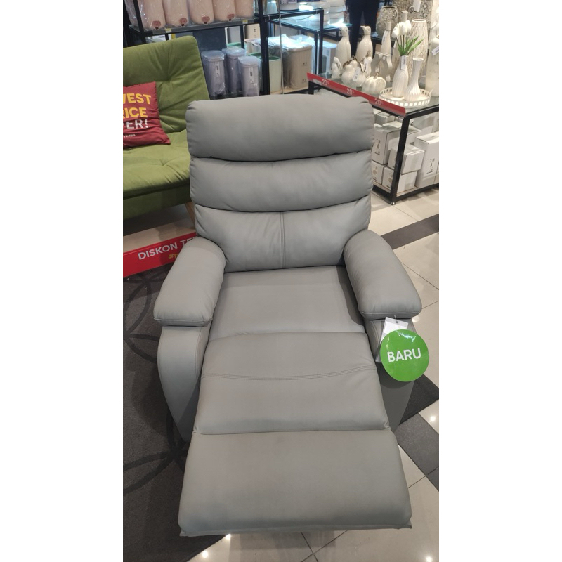 Gratis Ongkir - Lorry Sofa Recliner Abu Selma informa