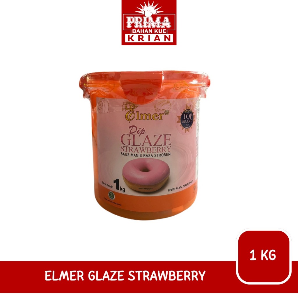 

ELMER GLAZE STRAWBERRY 1KG