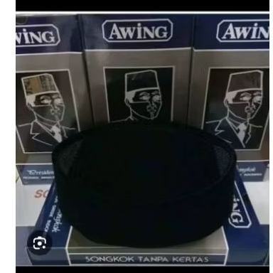 Peci hitam AWING