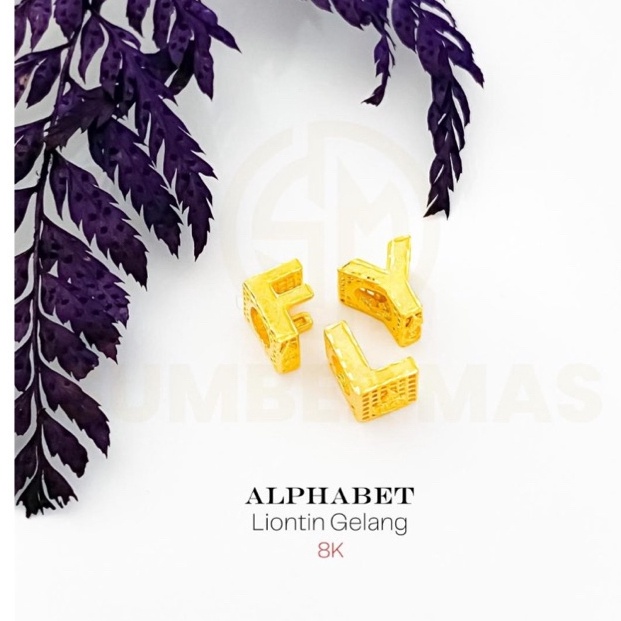 KODE G54K LIONTIN GELANG ALFABETH FASHION 8K  SUMBER MAS