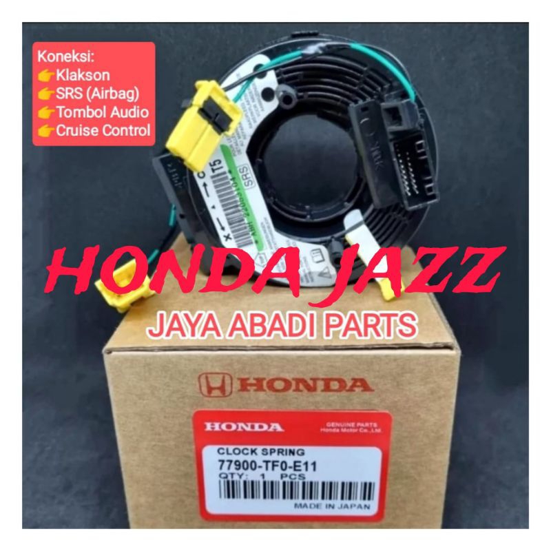 Kabel Spiral Klakson Honda Jazz Fleksibel Stir Airbag Honda Jazz Clockspring Honda Jazz 2008 - 2014