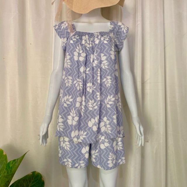 setelan pendek wanita / oneset Yukensi / rayon premium