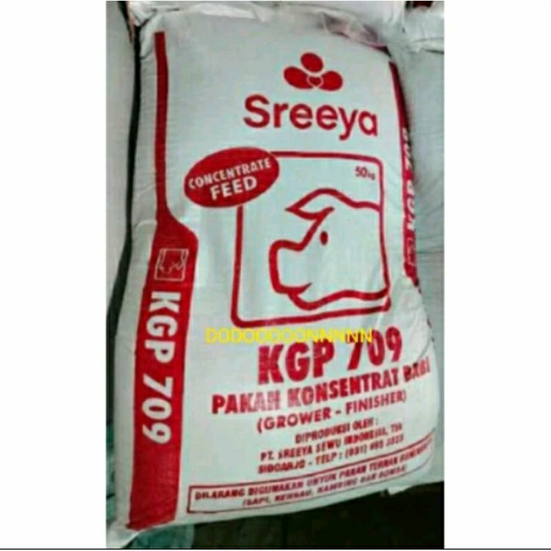 Kgp 709 Konsentrat Babi Grower Finisher Penggemukan Ternak 15kiloan