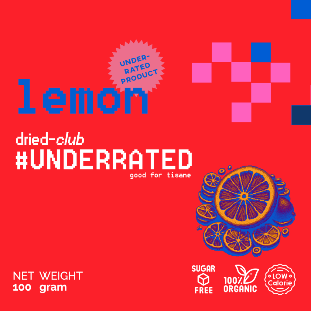 

UNDERRATED DRIED LEMON | 191 hub | PRODUK TISANE BUAH KERING