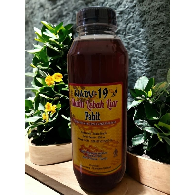 

MADU 19 MADU LEBAH LIAR PAHIT | MADU ASLI | MADU ASLI TANPA CAMPURAN | 600 ML