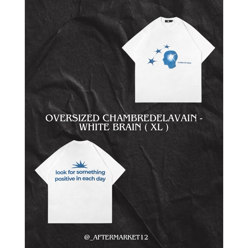 Tshirt CHMB - White Brain