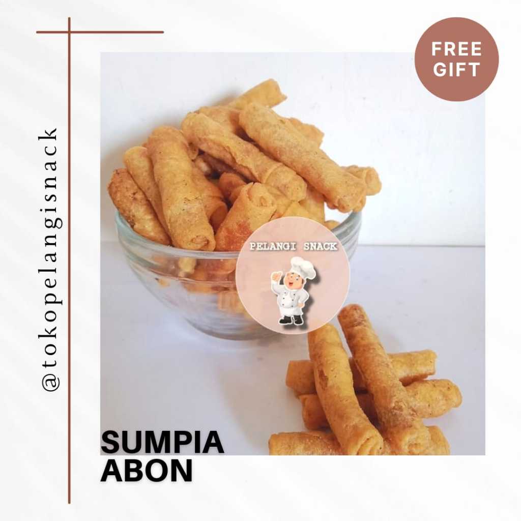 

[250 gr] Sumpia Isi Abon Ayam - 250gr / Sompya Sompia Sumpya Goreng / Kue Kering Lebaran Renyah