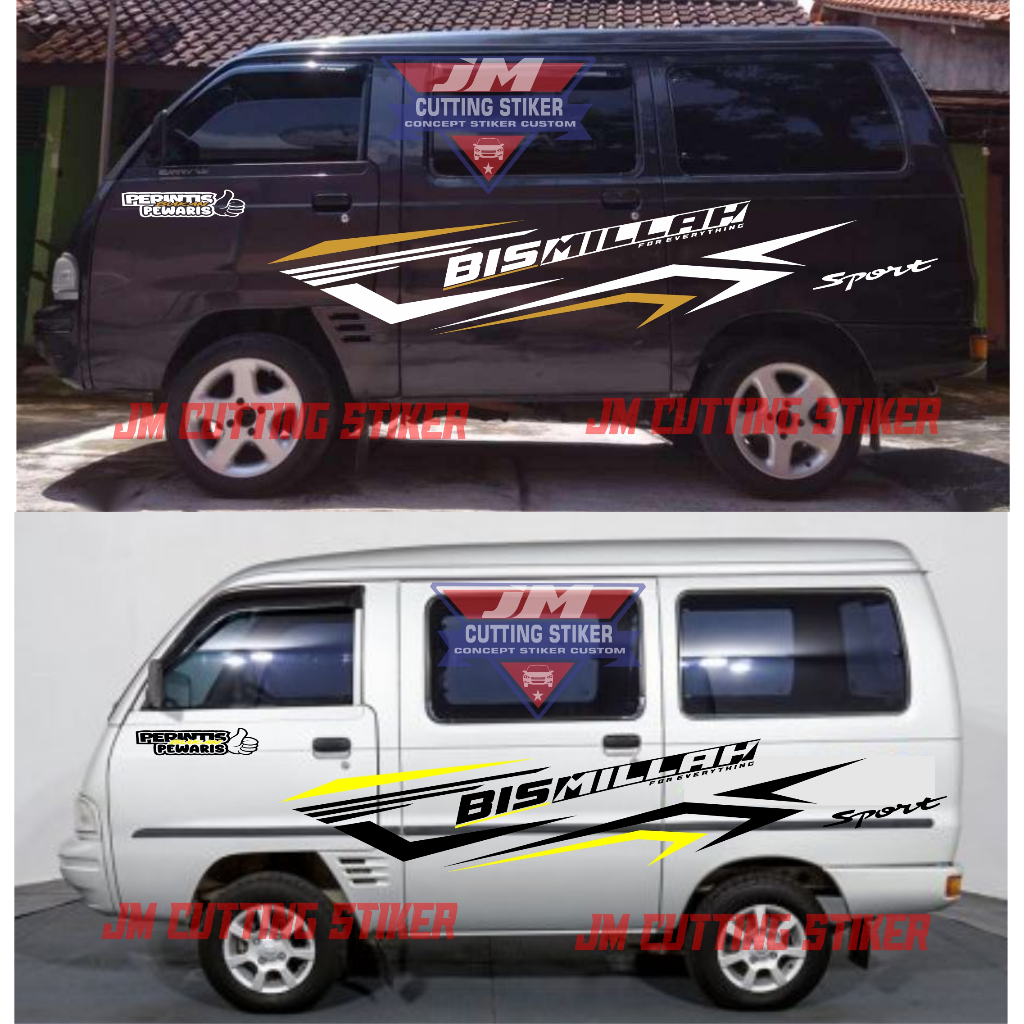 stiker mobil suzuki futura stiker cutting body samping sporty mobil futura t120ss