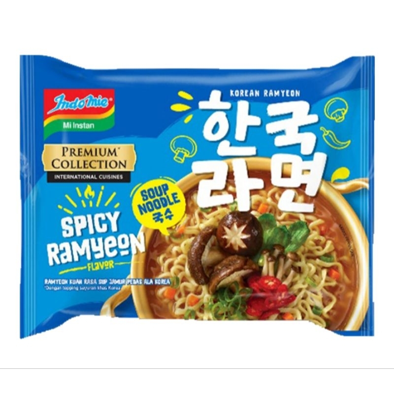 

Indomie Mi Instan Spicy Ramyeon 83 gram jamur pedas