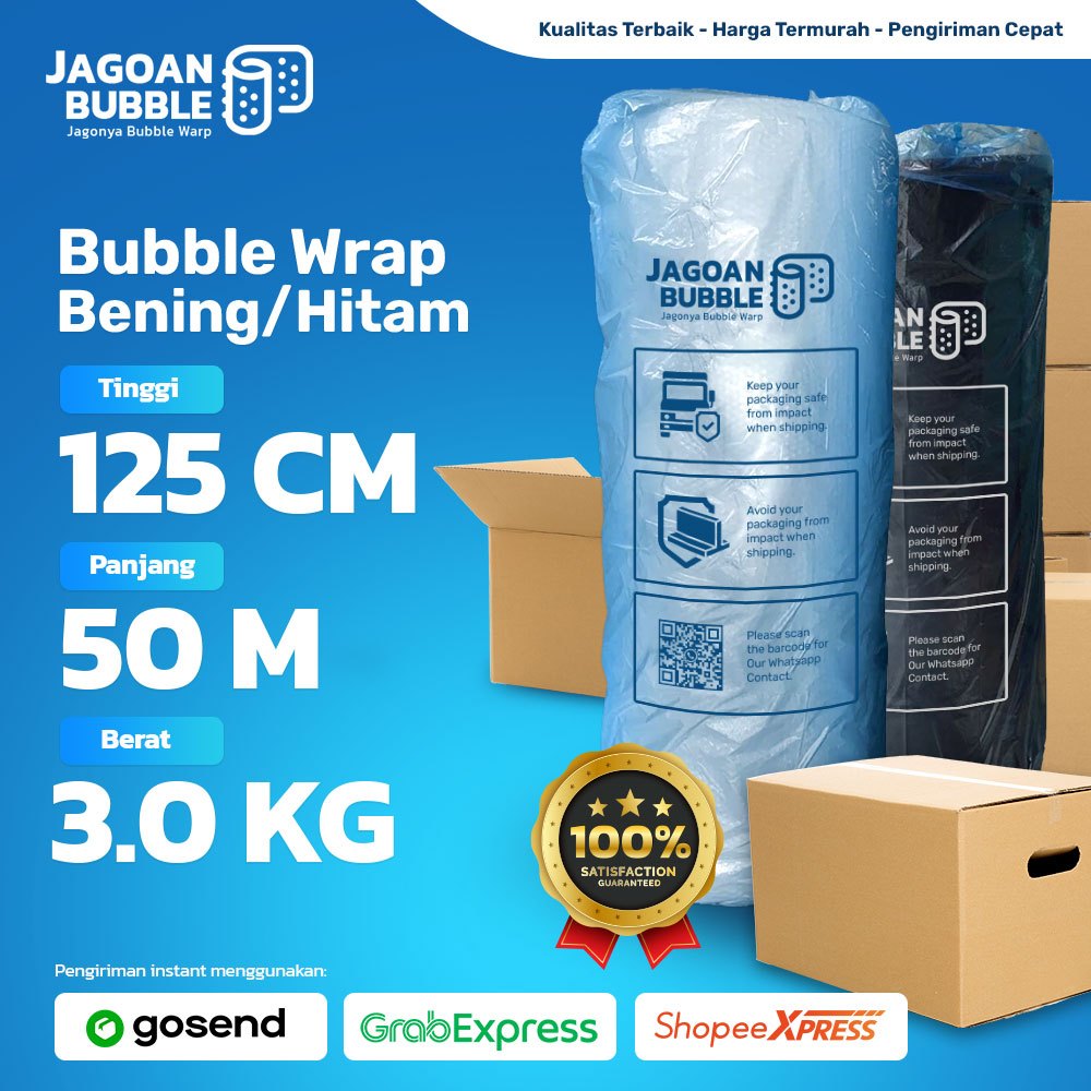 

❤️Jagoan Bubble❤️ Bubble Wrap 3 Kg - Tebal Kuat & Murah