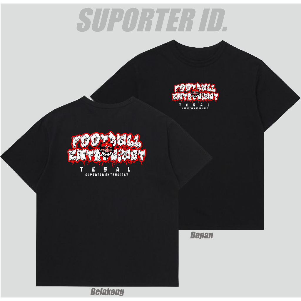 Kaos Suporter Persekat Tegal Tshirt Tegal Suporter Enthusiast