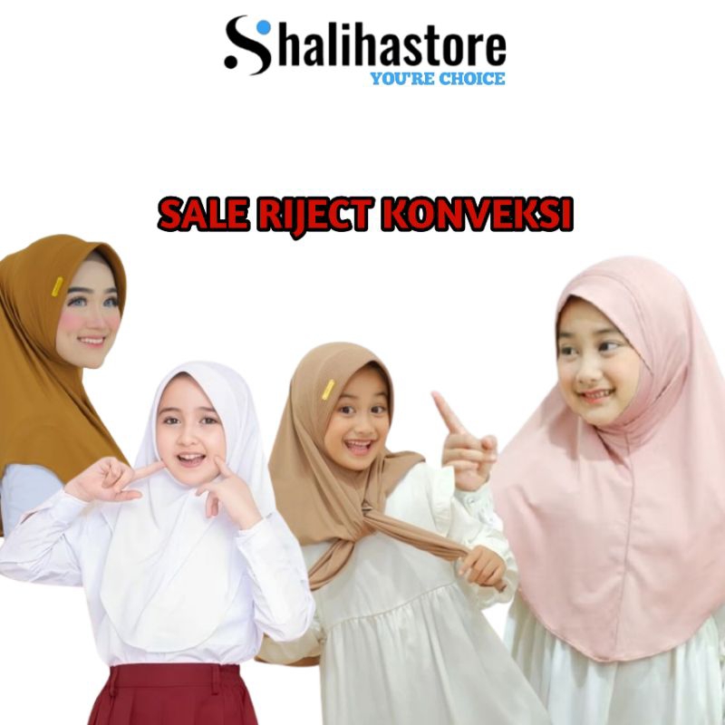 Sale Rijek Hijab Jilbab Kerudung Instan Riject Sale Reject Defect