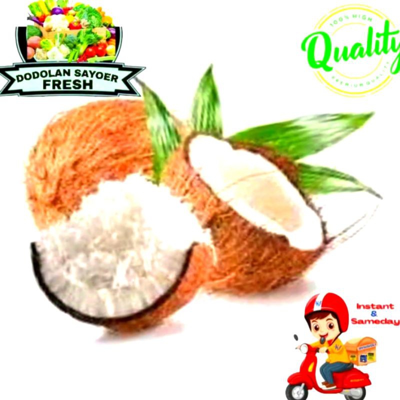 

Klapa parut/utuh/santan Fresh pilihan
