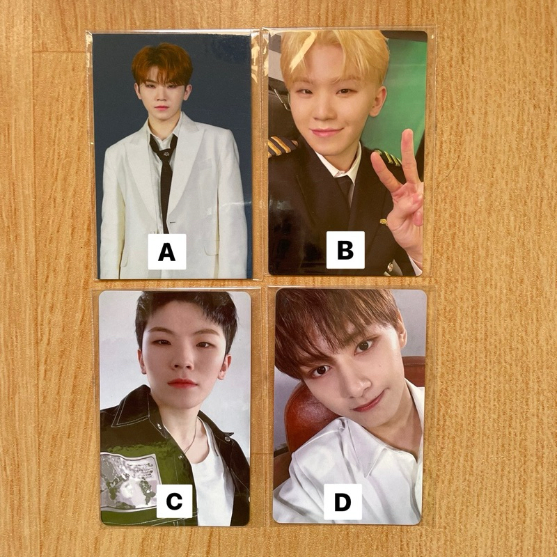 [Ready Stock] Photocard PC Woozi Jun Pilot SG TC OTY Official Seventeen SVT