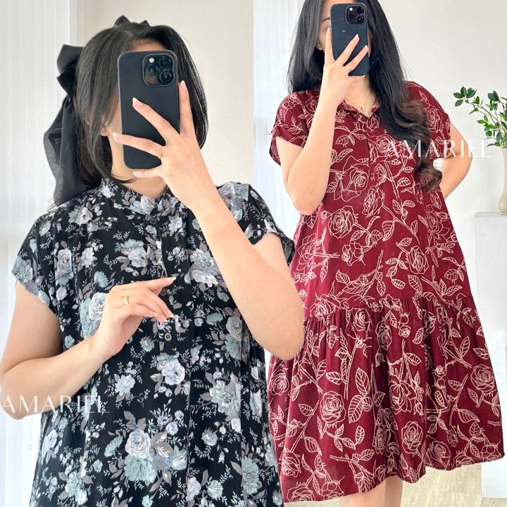 Amariel Ayana Dress Daster Nyaman Bumil Busui Friendly