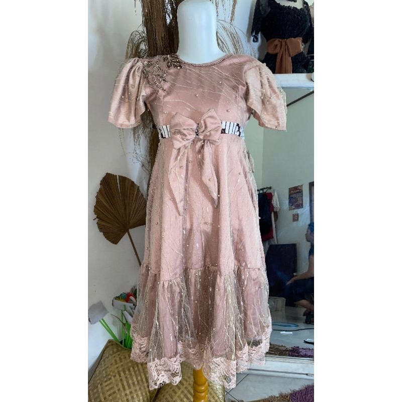 Dress anak/ dress pesta/ preloved baju pesta