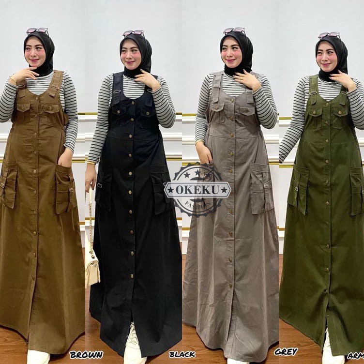 OVERALL WANITA JUMBO BAJU KODOK WANITA TERBARU OVERAL JEANS