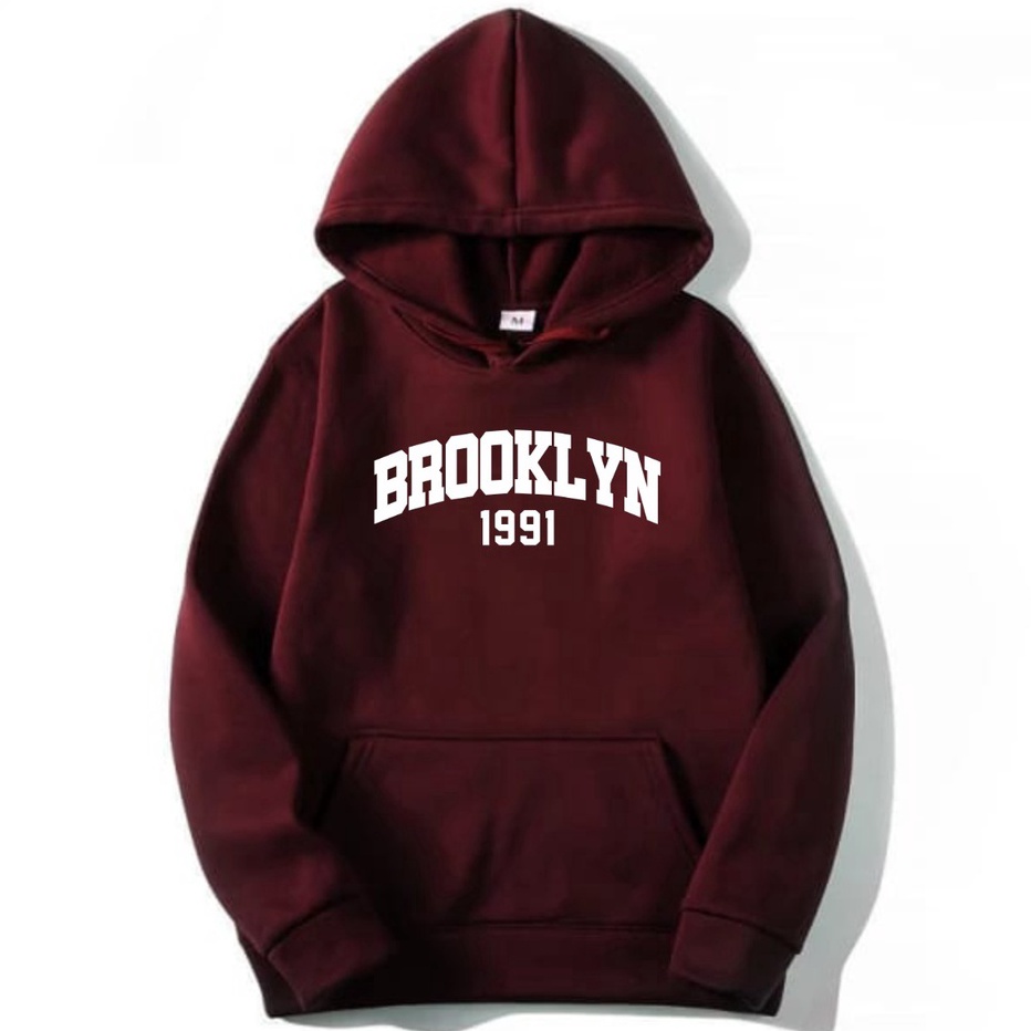 Jumper hoodie BROOKLYN 1991 BROOKLYN 1991 Sweater Hoodie Pria  Wanita
