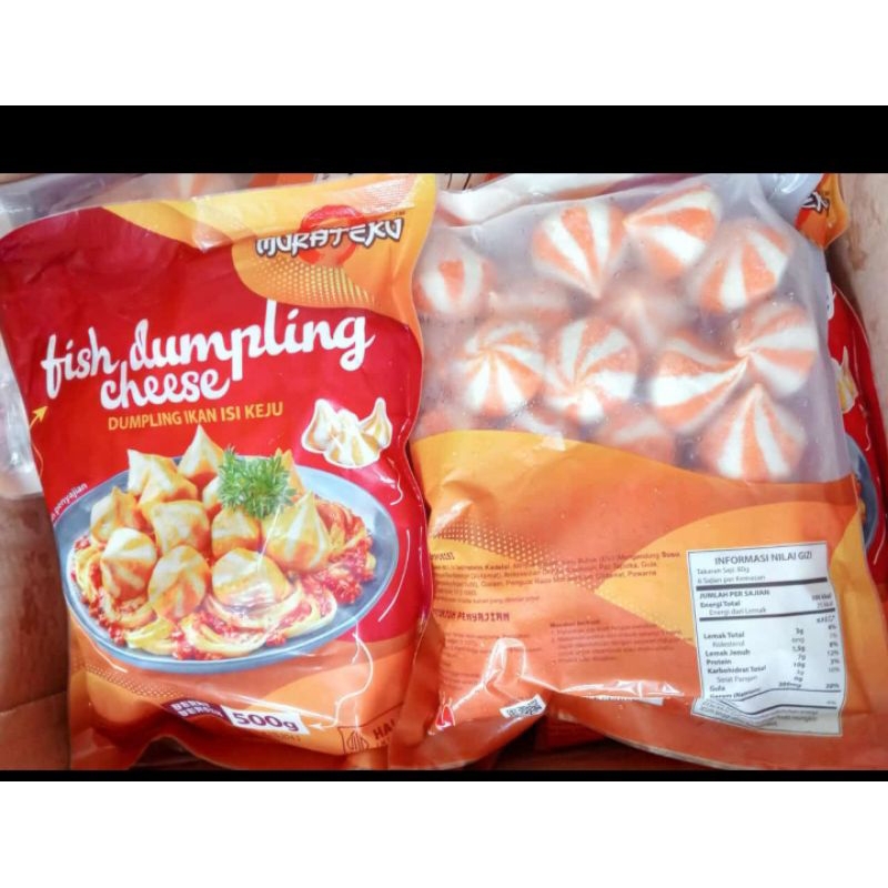 

Dumpling ikan isi keju | ikan isi keju 500 gr | murateku isi keju