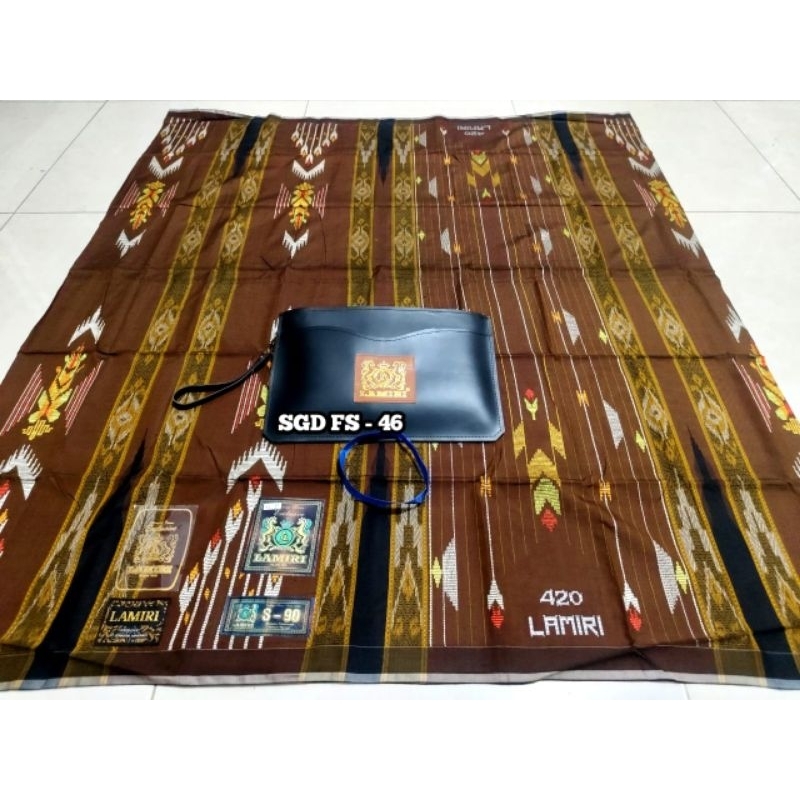 Sarung LAMIRI 420 FULL SUTRA Motif SGD